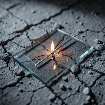 Cendres sous Verre